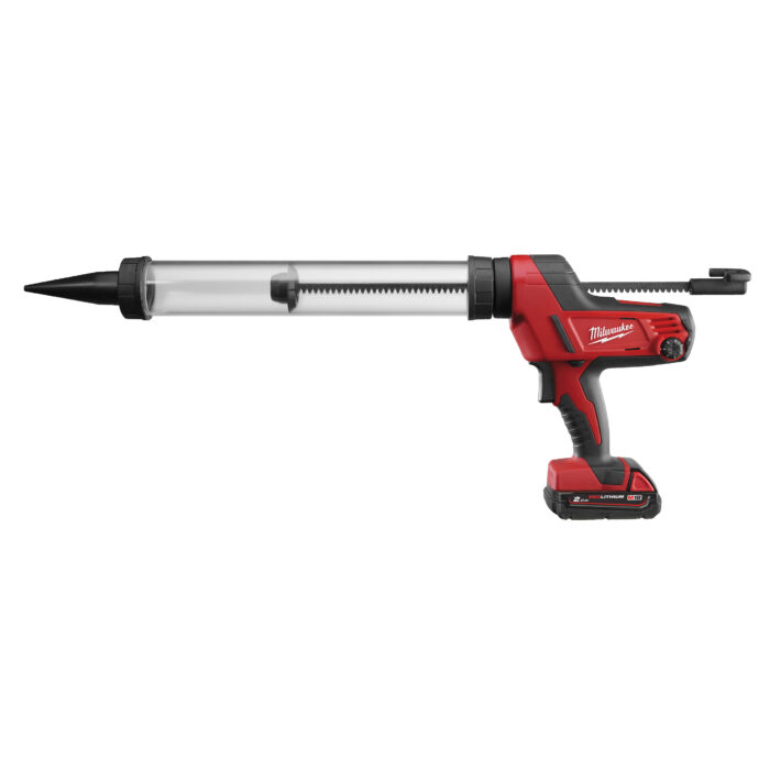 C18 PCG/600T-201B-Pistola per silicone tubo trasparente 600mm 18 Volt (1 batteria) 2,0Ah-Milwaukee