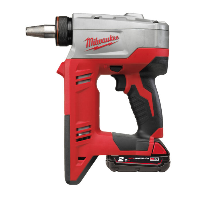 HD18 PXP-H10202C-Espansore 18 Volt Heavy Duty + Teste 16/20/25/32 mm per tubi 10 bar-Milwaukee