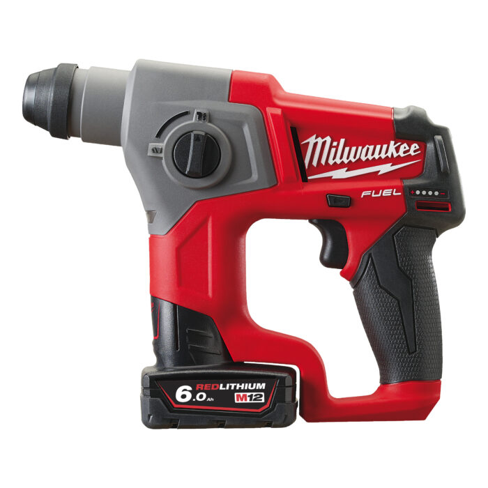 M12 CH-602X-Tassellatore 12 Volt 6,0Ah Tecnologia FUEL valigetta HeavyDuty-Milwaukee