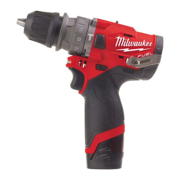 M12 FPDX-202X-Trapano compatto a percussione 12 Volt 2,0 Ah Tecnologia FUEL valigetta HeavyDuty con solo mandrino autoserrante-Milwaukee