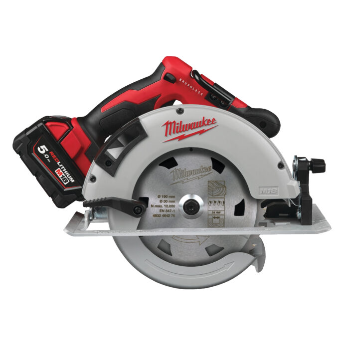 M18 BLCS66-502X-Sega circolare 18 Volt 66mm 5,0Ah Brushless valigetta HeavyDuty-Milwaukee