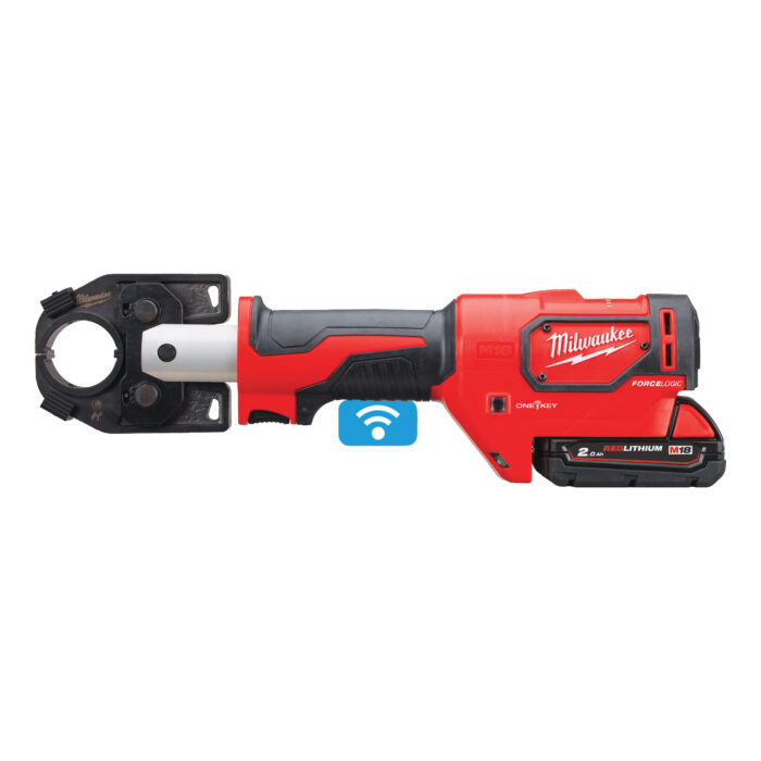 M18 HCCT-201C-Crimpatrice idraulica 18V 2,0Ah con ganascia Tecnologia ONE KEY-Milwaukee