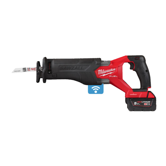 M18 ONEFSZ-502X-Sega orizzontale 18 Volt 5,0Ah Tecnologia FUEL ONE KEY valigetta HeavyDuty-Milwaukee