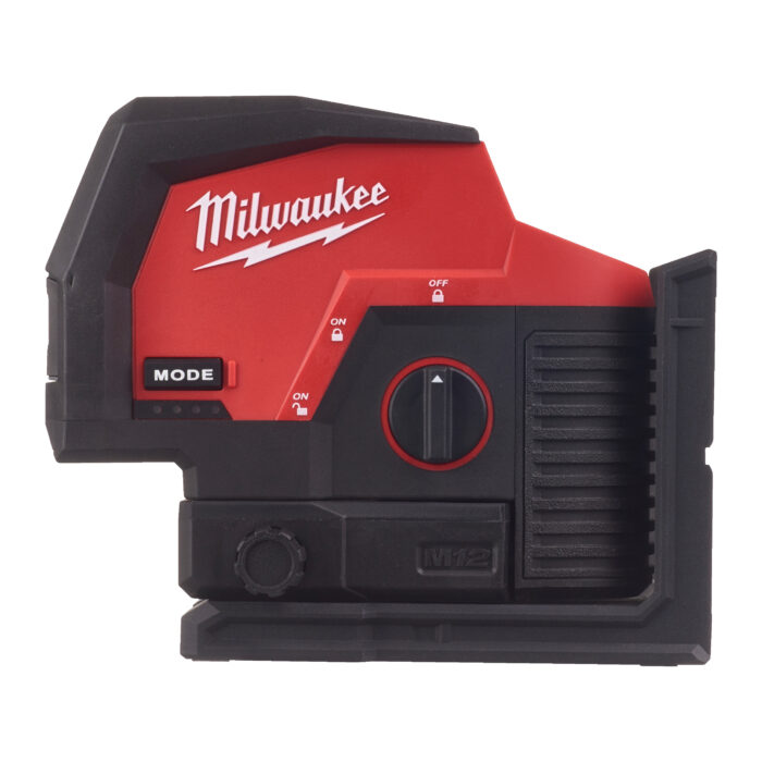 M12 CLLP-0C-Laser lineare Verde a due linee con 2 punti piombo - senza batteria-Milwaukee