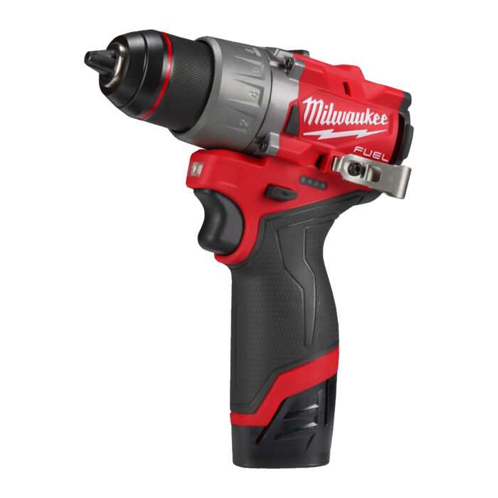 M12 FDD2-202X-Trapano compatto 12 Volt 2,0Ah Tecnologia FUEL valigetta HeavyDuty-Milwaukee