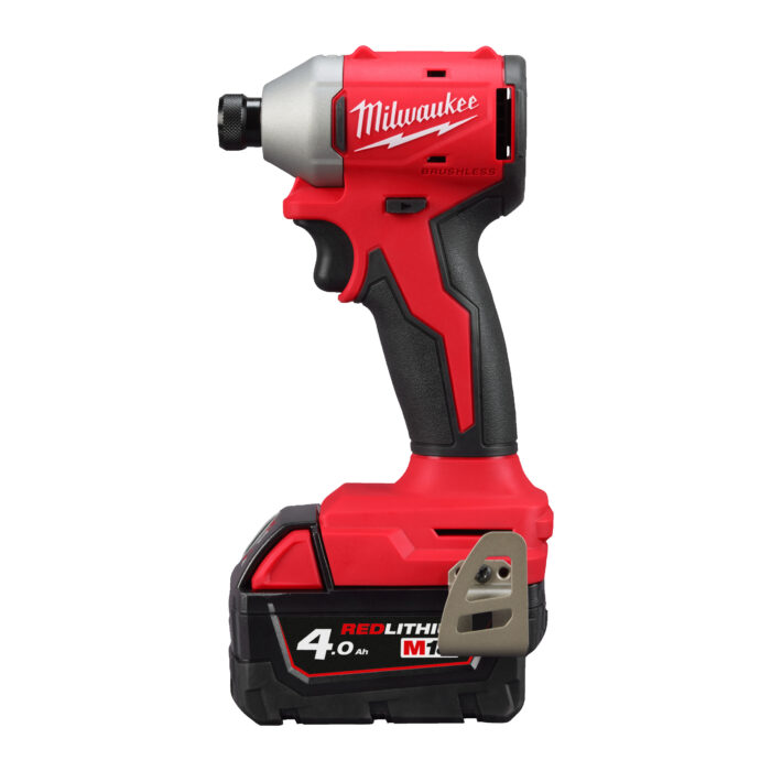 M18 BLIDRC-402C-Avv. a impulsi compatto 18 Volt 1/4" 4,0Ah Compact Brushless velocità singola-Milwaukee