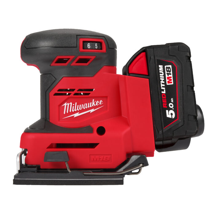 M18 BQSS-502B-Levigatrice Quadrata 1/4 di foglio 18 Volt -Milwaukee