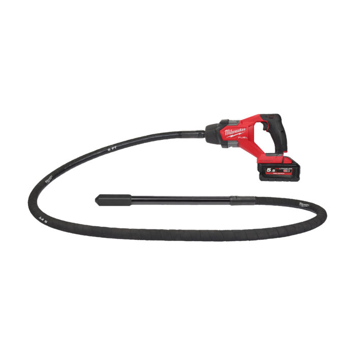 M18 FCVN24-551-Vibratore per calcestruzzo ad ago 18V 5.5Ah 2.4 m (1 batteria)-Milwaukee