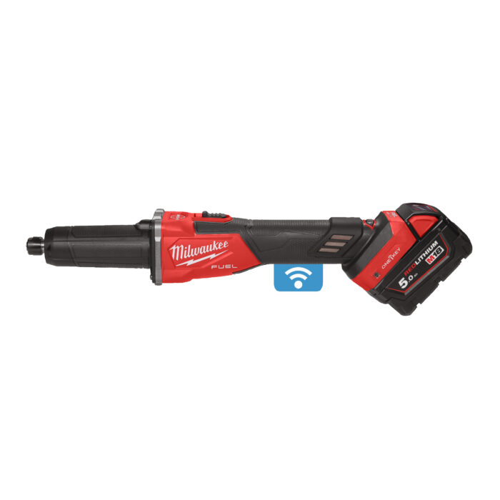 M18 FDGROVB-502X-Smerigliatrice diritta Velocità Variabile 18 Volt Avvio a slitta 5,0 Ah Tecnologia FUEL valigetta HeavyDuty-Milwaukee