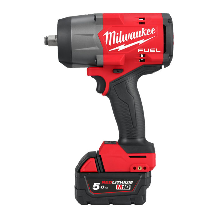 M18 FHIW2F12-502X-Avv. a impulsi alta potenza 18 Volt 1/2" 5,0Ah Tecnologia FUEL valigetta HeavyDuty con anello di frizione F-Milwaukee