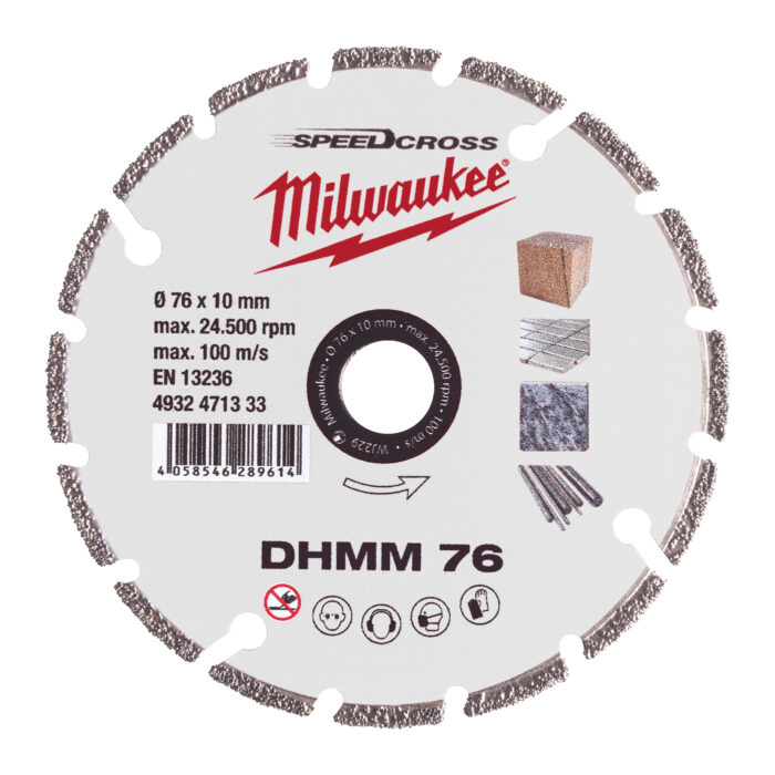 DISCO DIAM DHMM 76MM per M12FCOT - DISCO DIAM DHMM 76MM per M12FCOT