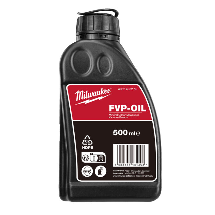 VP-OIL1 - Tanica olio 500 ml per pompa per il vuoto